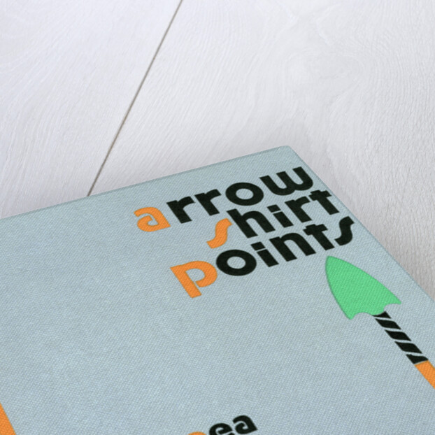 Arrow Shirt Points Advertisement by Egbert G. Jacobson