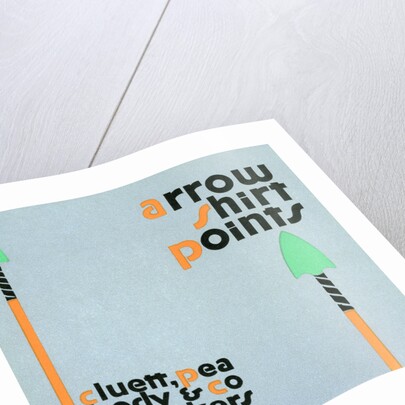 Arrow Shirt Points Advertisement by Egbert G. Jacobson