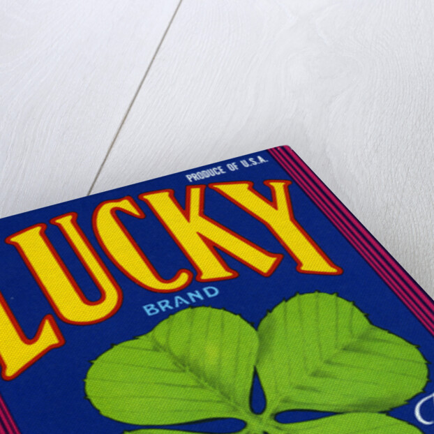 Lucky Brand Celery Crate Label by Anonymous