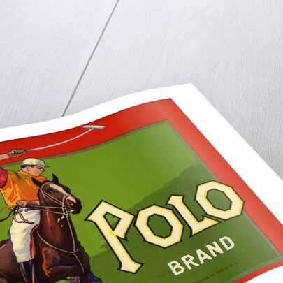 Polo Brand Fruit Crate Label by Anonymous