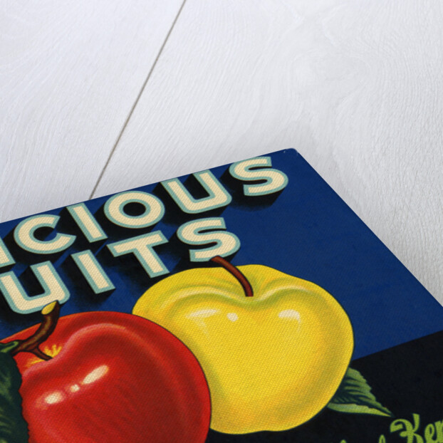 Delicious Fruits Fruit Crate Label by Anonymous