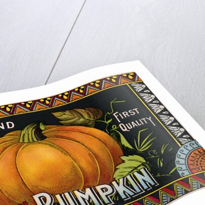 Butterfly Brand Golden Pumpkin Product Label by Anonymous