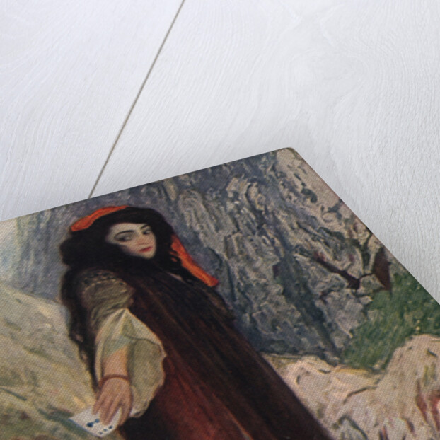 Illustration of Madame Emma Calve as Carmen by Sigismond de Ivanowski