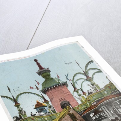 Helter Skelter Ride in Coney Island's Luna Park by Anonymous