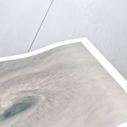 Eye of Hurricane Dean Seen from Space by Anonymous