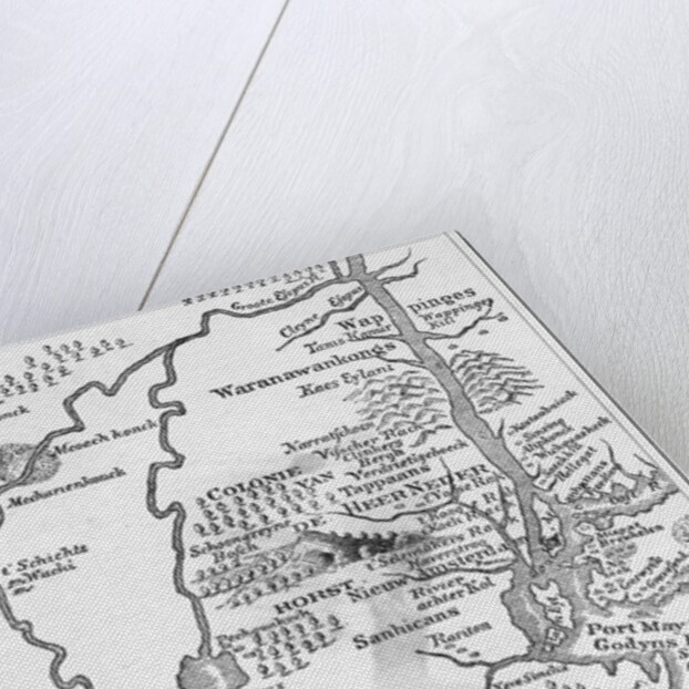 Early New York Map by Anonymous