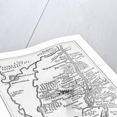 Early New York Map by Anonymous