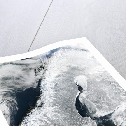 Scandinavian Peninsula in Winter by Anonymous