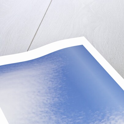 Cirrocumulus Clouds Above Rocky Crags by Anonymous