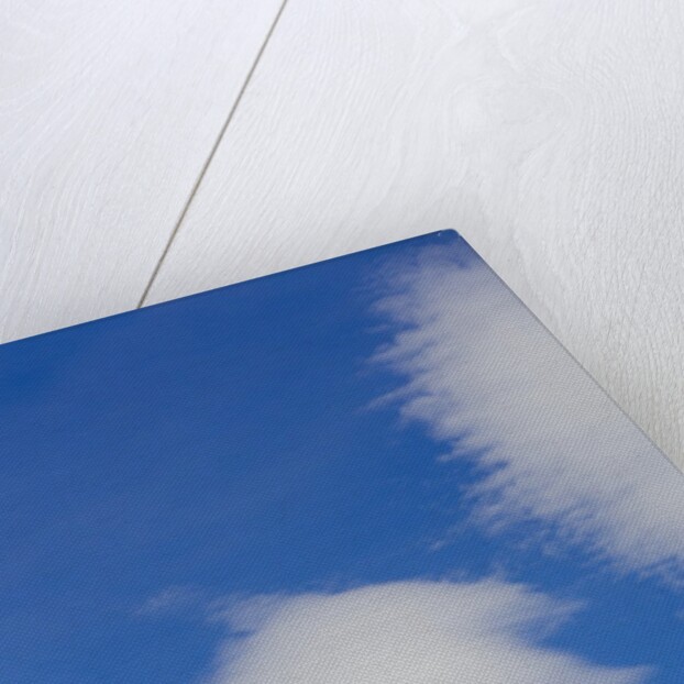 Clouds and Snowy Mountain Peak by Anonymous