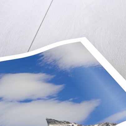 Clouds above Mountain Peak by Anonymous