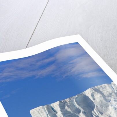 Tabular Iceberg with Steep Walls by Anonymous