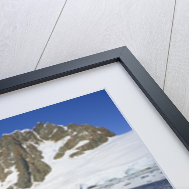 Snowy Mountains on Coast by Anonymous