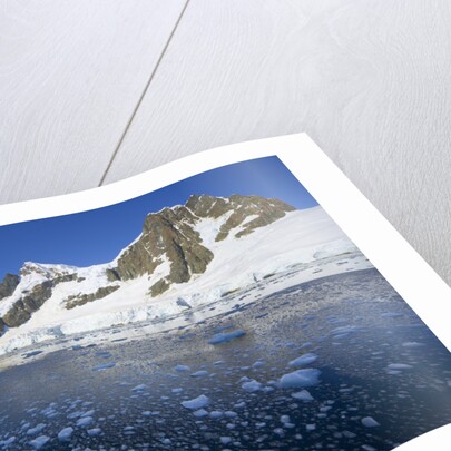 Snowy Mountains on Coast by Anonymous