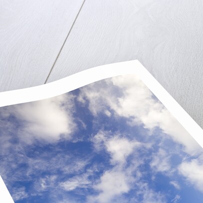 Cumulus Clouds above Hill by Anonymous