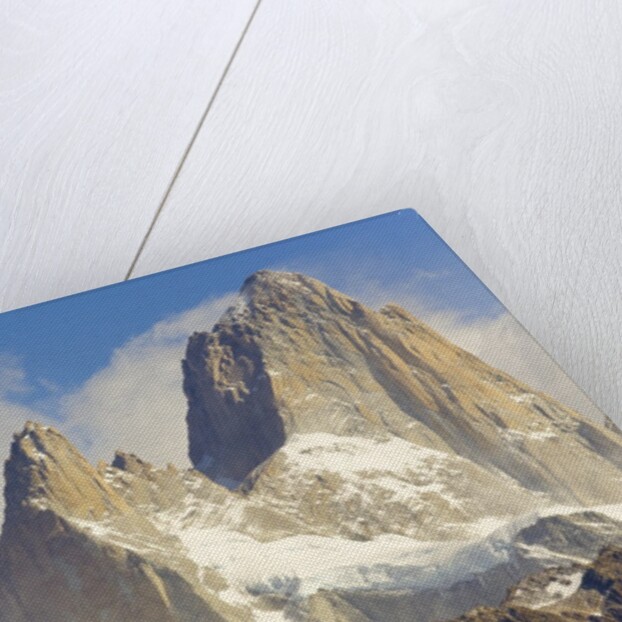 Fitzroy Massif and Cumulus Clouds by Anonymous