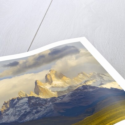 Colorful Cumulus Clouds Above Fitzroy Massif at Sunrise by Anonymous