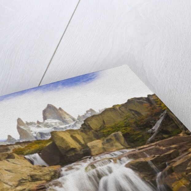 Waterfalls Cascading over Rocks near Fitzroy Range by Anonymous