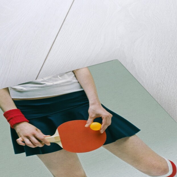 Table Tennis Player by Corbis