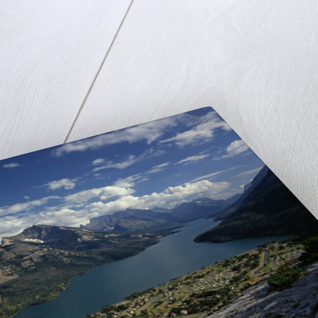 Waterton Park Village on Shore of Waterton Lakes by Anonymous
