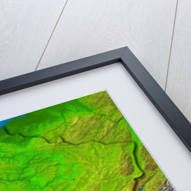 Topographic Image of France by Anonymous