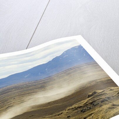 Gravel Road Leading to Dettifoss Waterfall by Anonymous