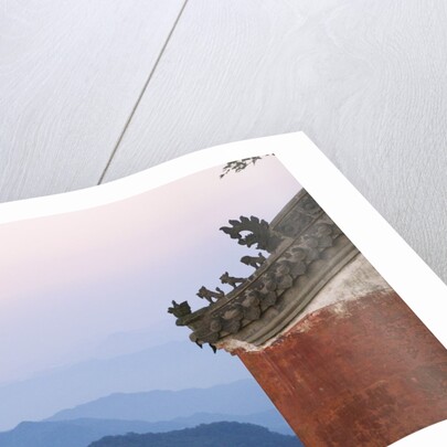 Taoist Temple in Mountain Landscape by Anonymous