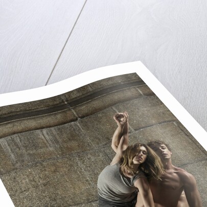 Man and Woman Dancing Together by Anonymous