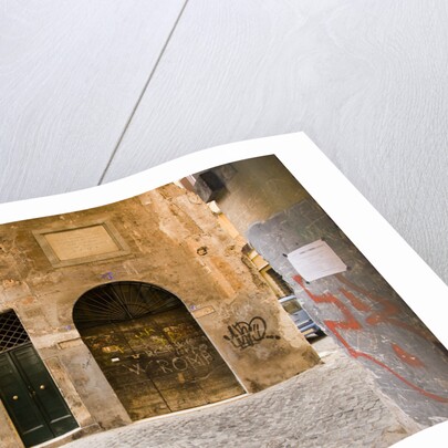 Cappellari Street near Campo dei Fiori. by Anonymous