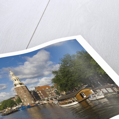 Montelbaanstoren and Canal by Anonymous
