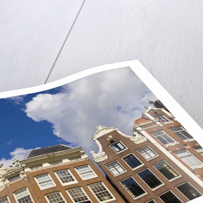 Row Houses along Prinsengracht Canal by Anonymous