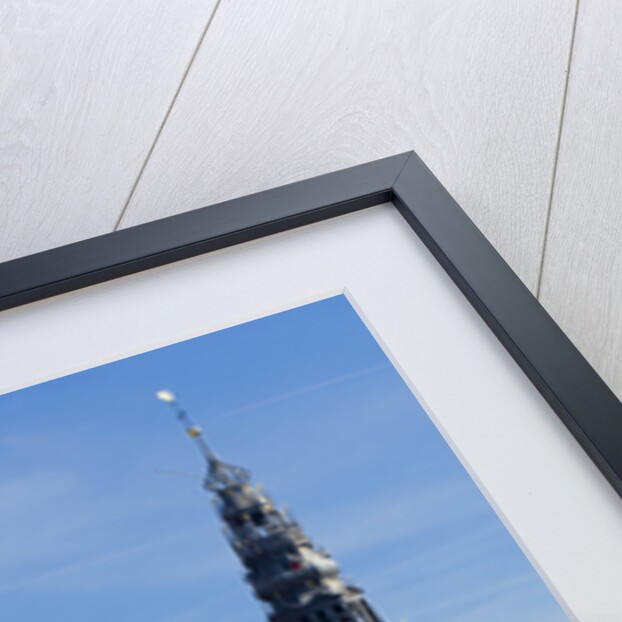 Row Houses and Oude Kerk Tower by Anonymous