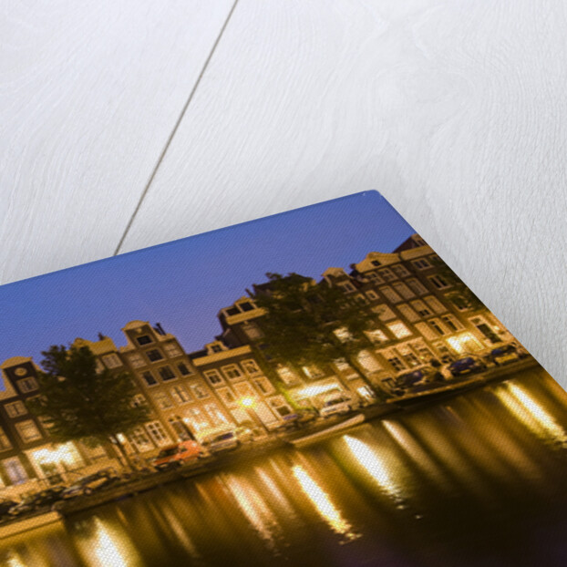 Row Houses along Amsterdam Canal by Anonymous