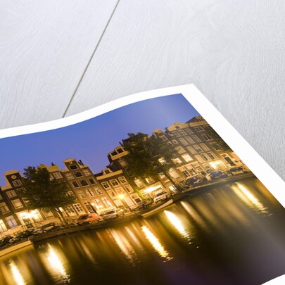 Row Houses along Amsterdam Canal by Anonymous