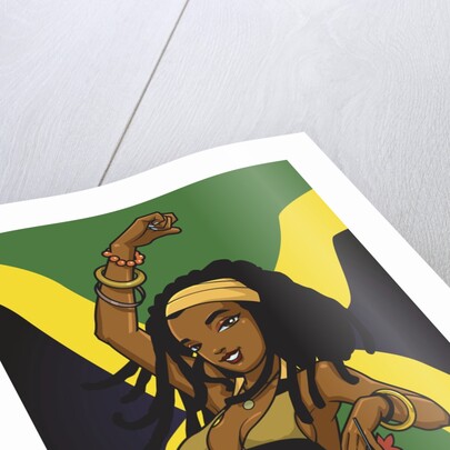 Jamaican Anime Girl by Anonymous