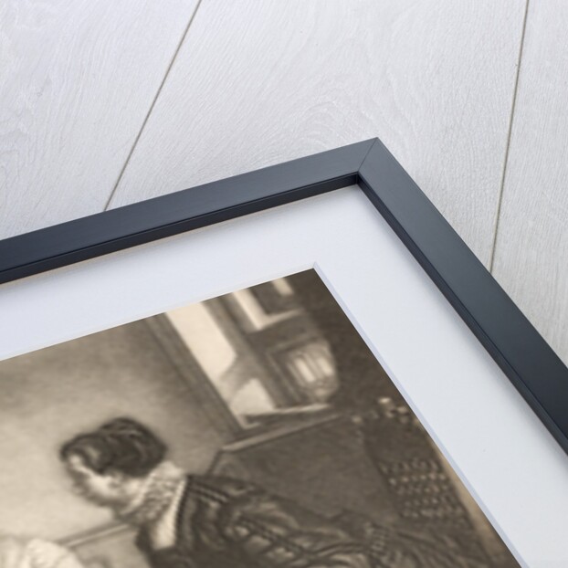 Illustration of William Shakespeare Reciting Hamlet to His Family by Anonymous