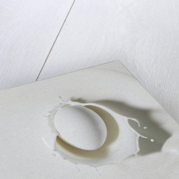 Egg splashing in milk by Anonymous