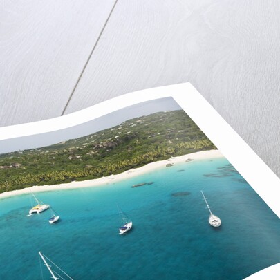 Sailboats on South End of Virgin Gorda by Anonymous
