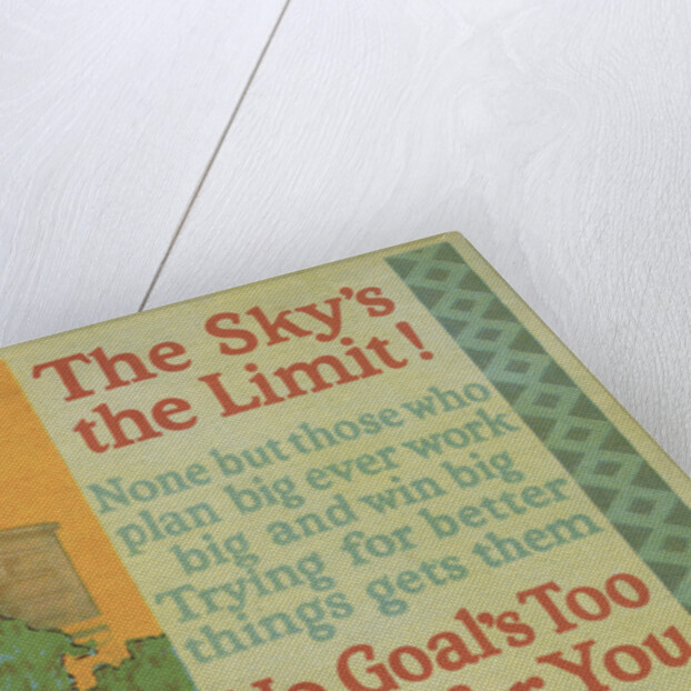 The Sky's the Limit! Illustration by Anonymous