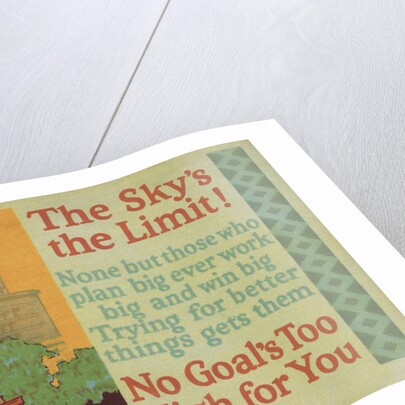 The Sky's the Limit! Illustration by Anonymous