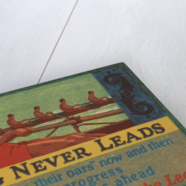 Lagging Never Leads Illustration by Anonymous