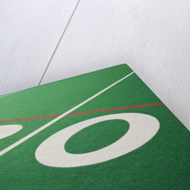 Twenty Yard Maker on Football Field by Anonymous