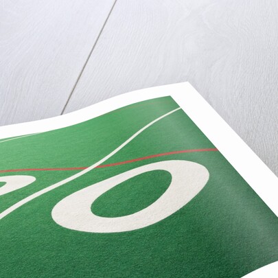 Twenty Yard Maker on Football Field by Anonymous