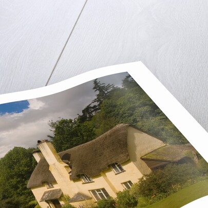 Thatched Roof House near Selworthy, Somerset by Anonymous