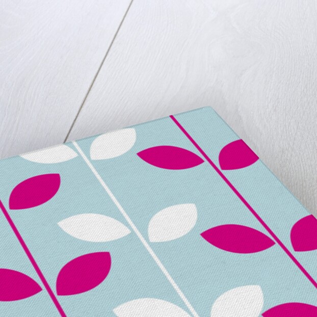 Pink and White Leaves by Anonymous