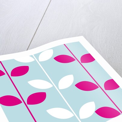 Pink and White Leaves by Anonymous