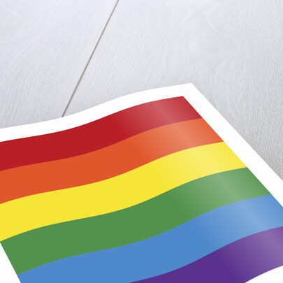 Rainbow flag by Anonymous