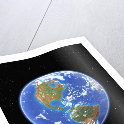 Western Hemisphere of Earth by Anonymous