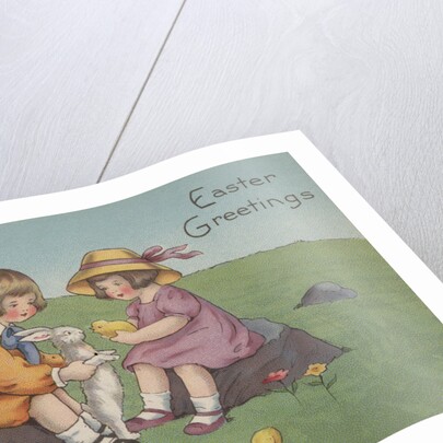 Easter Greetings Postcard by Anonymous