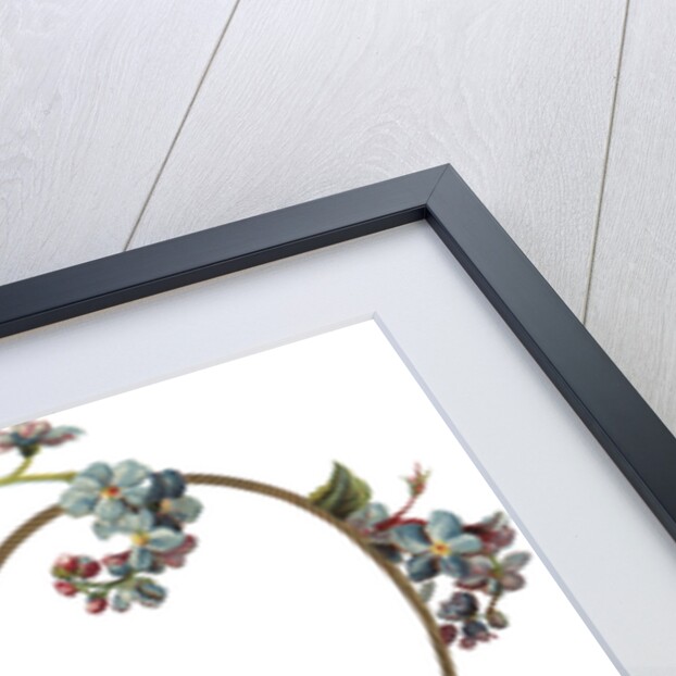 Illustration of Heart-Shaped Violet Border by Anonymous